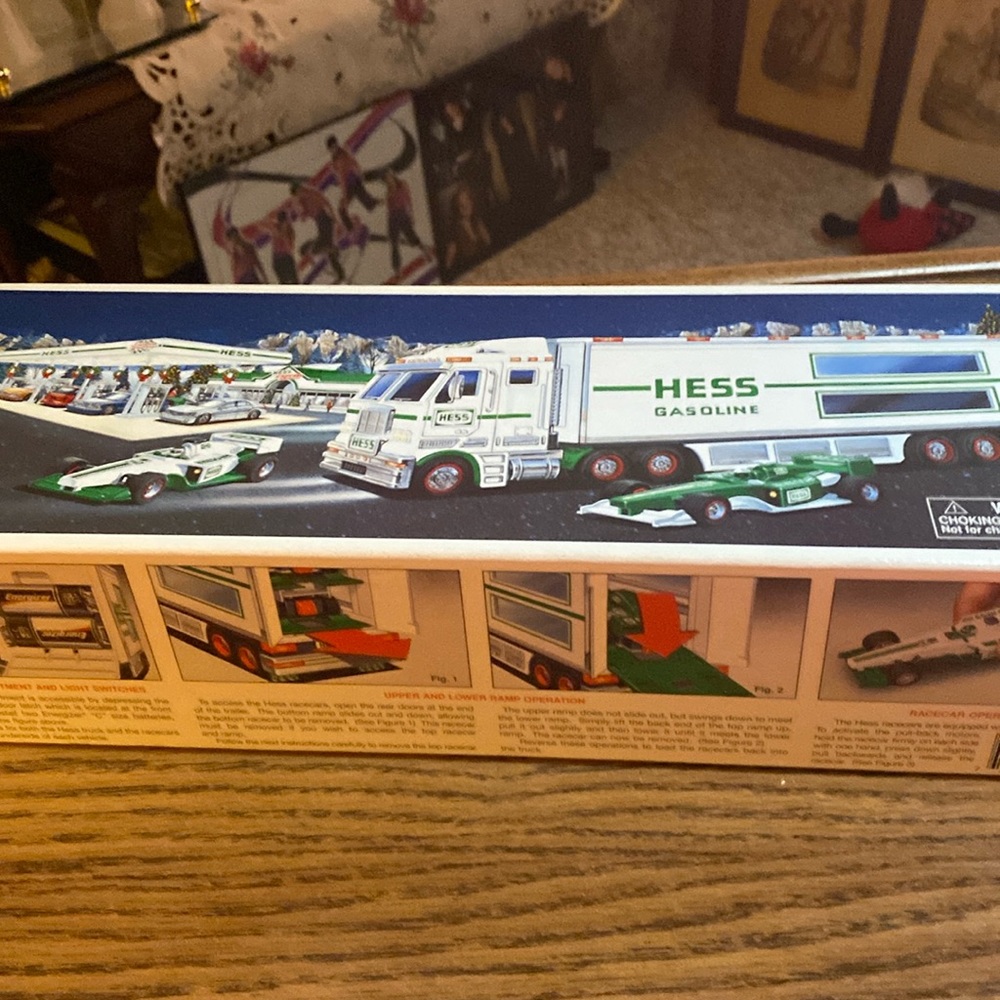 Hess 2003 collectable truck and race car